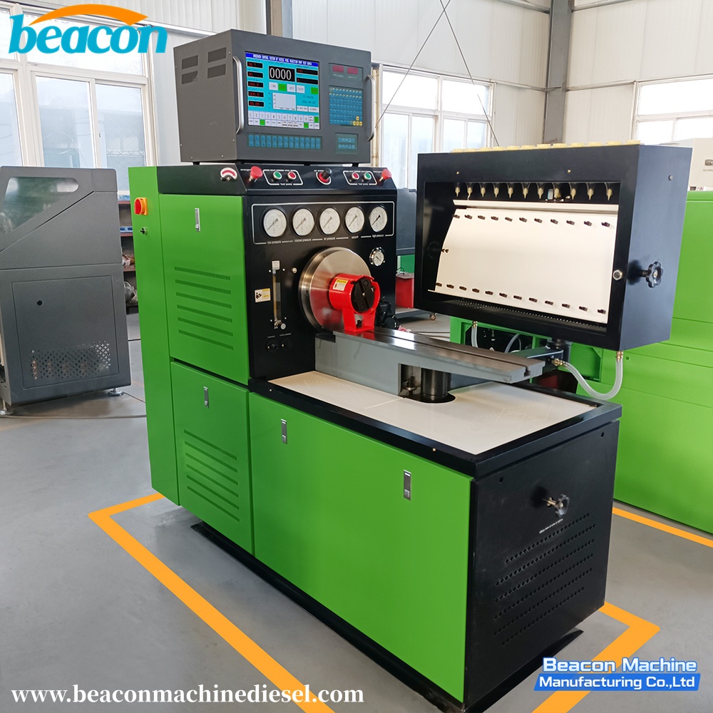 {Diesel Injection Pump Auto Repair Calibration Machine BC4000 12 Cylinder Electrical Injector Flow Bench Test Stand}