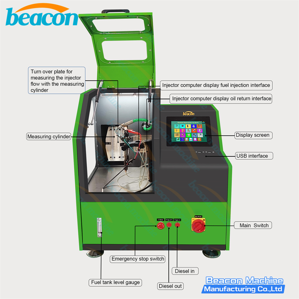 {EPS208 Auto Engine Testing Common Rail Piezo Injector Coding Test Bench}