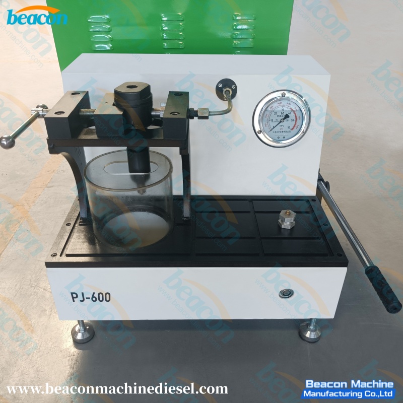 { PJ-600 Manual Injector Testing Stand Nozzle Tester With Atomization Function}