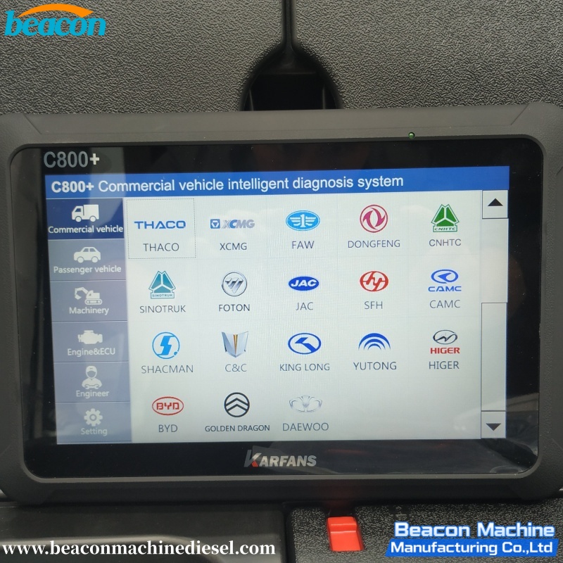 {C800 Diesel Gasoline Vehicle Diagnostic Tool for Commercial Vehicle, Passenger Car, Machinery with Special Function}