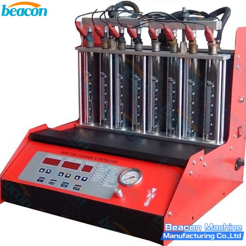 {BC-8H 8 Cylinders Gasoline Injector Tester Fuel Cleaning Machine}