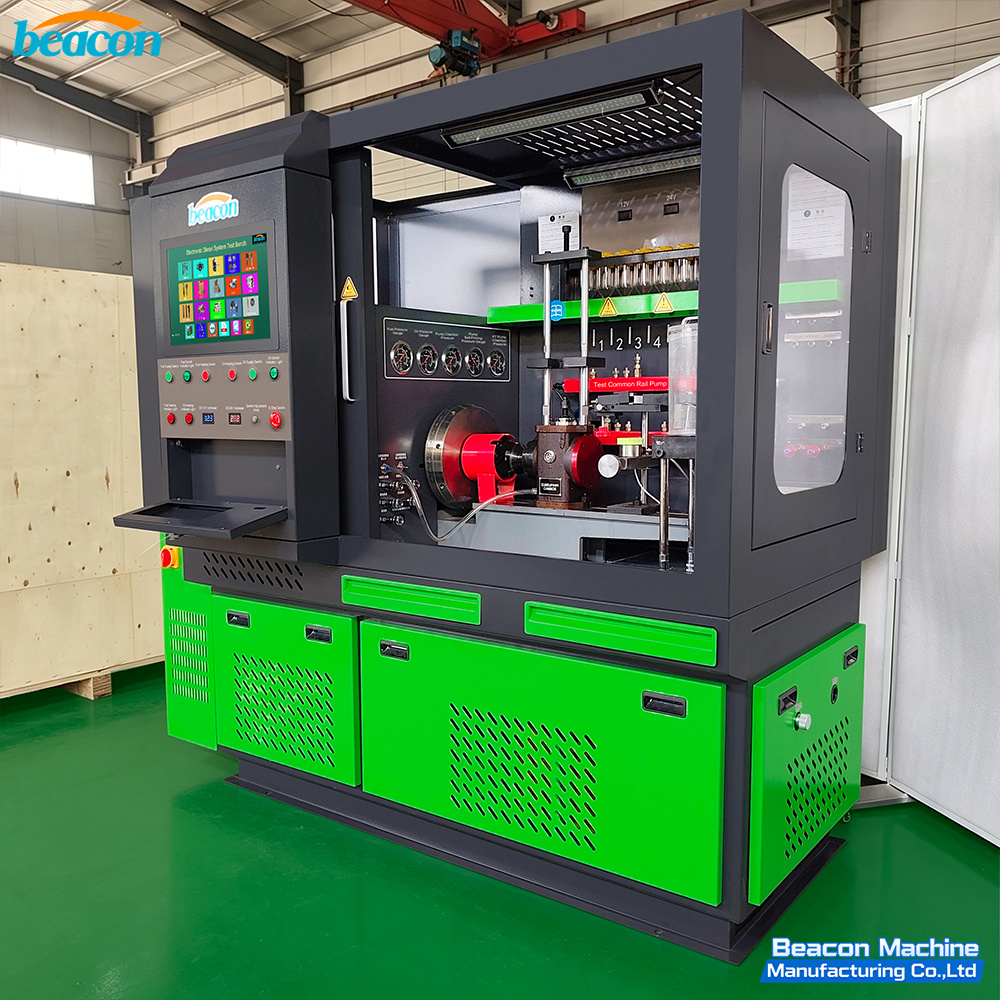 {Banco de pruebas CR910 para inyectores y bombas Common Rail, HEUI, EUI y EUP (Taller de reparación de camiones diésel)}