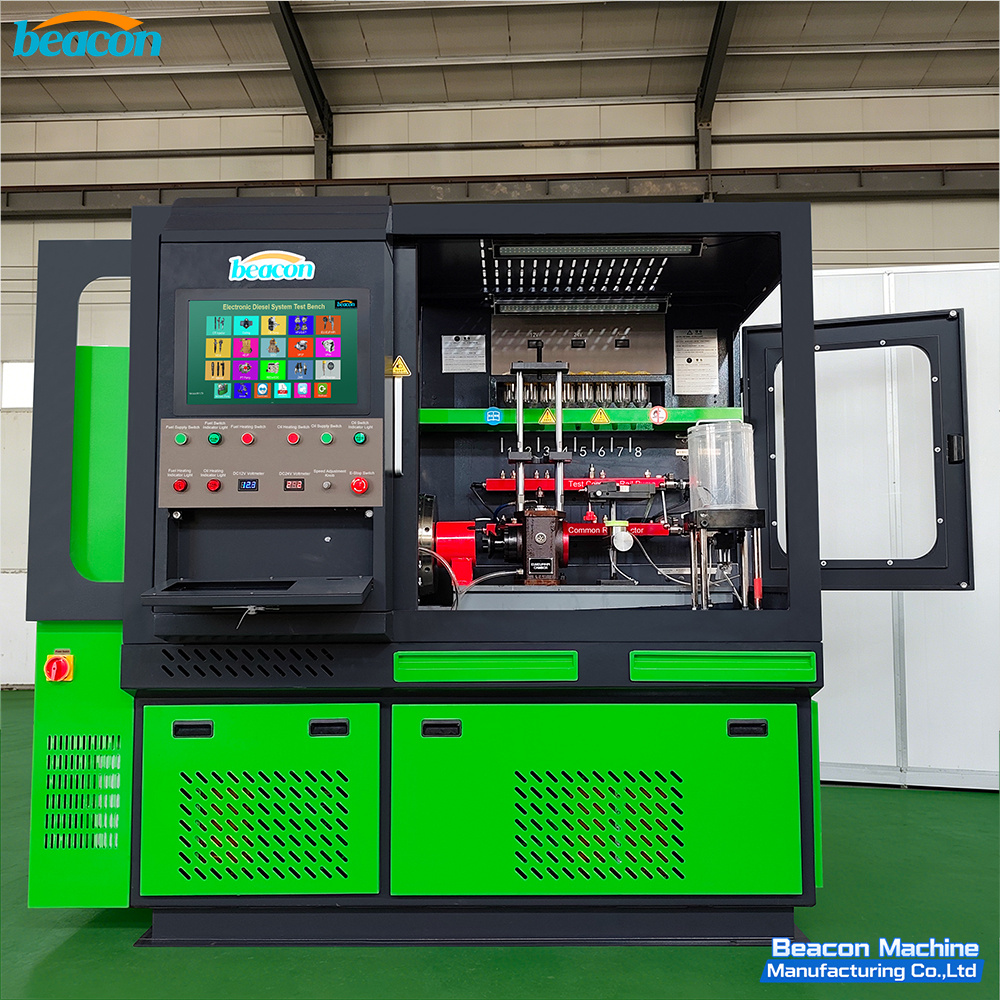 {Banco de pruebas CR910 para inyectores y bombas Common Rail, HEUI, EUI y EUP (Taller de reparación de camiones diésel)}