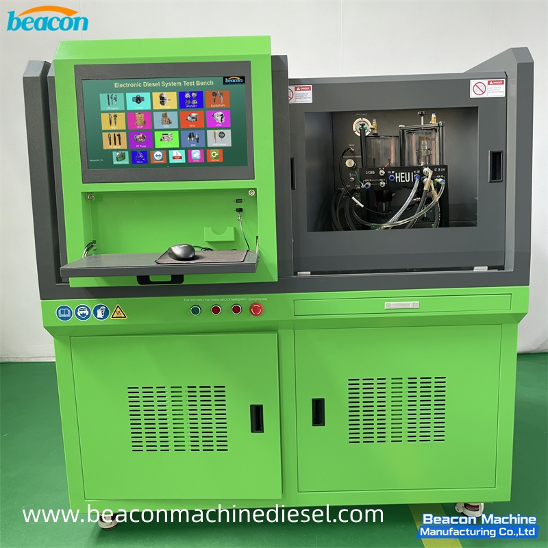 {Banco de pruebas de inyectores Common Rail CR318-PRO HEUI para máquina de calibración de inyección de combustible CAT C7 C9 3126}