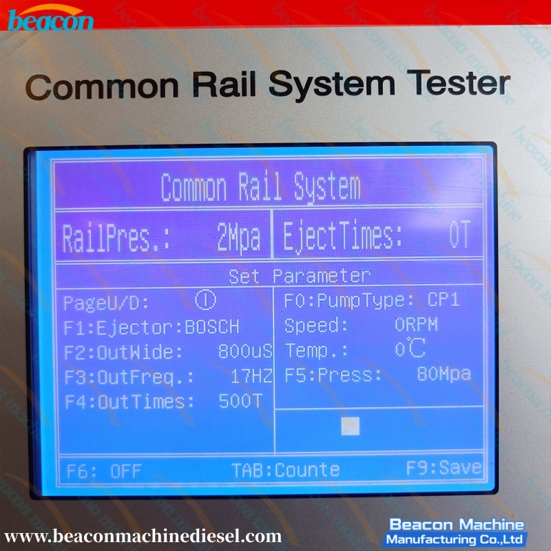 Common Rail Injector Test Bench