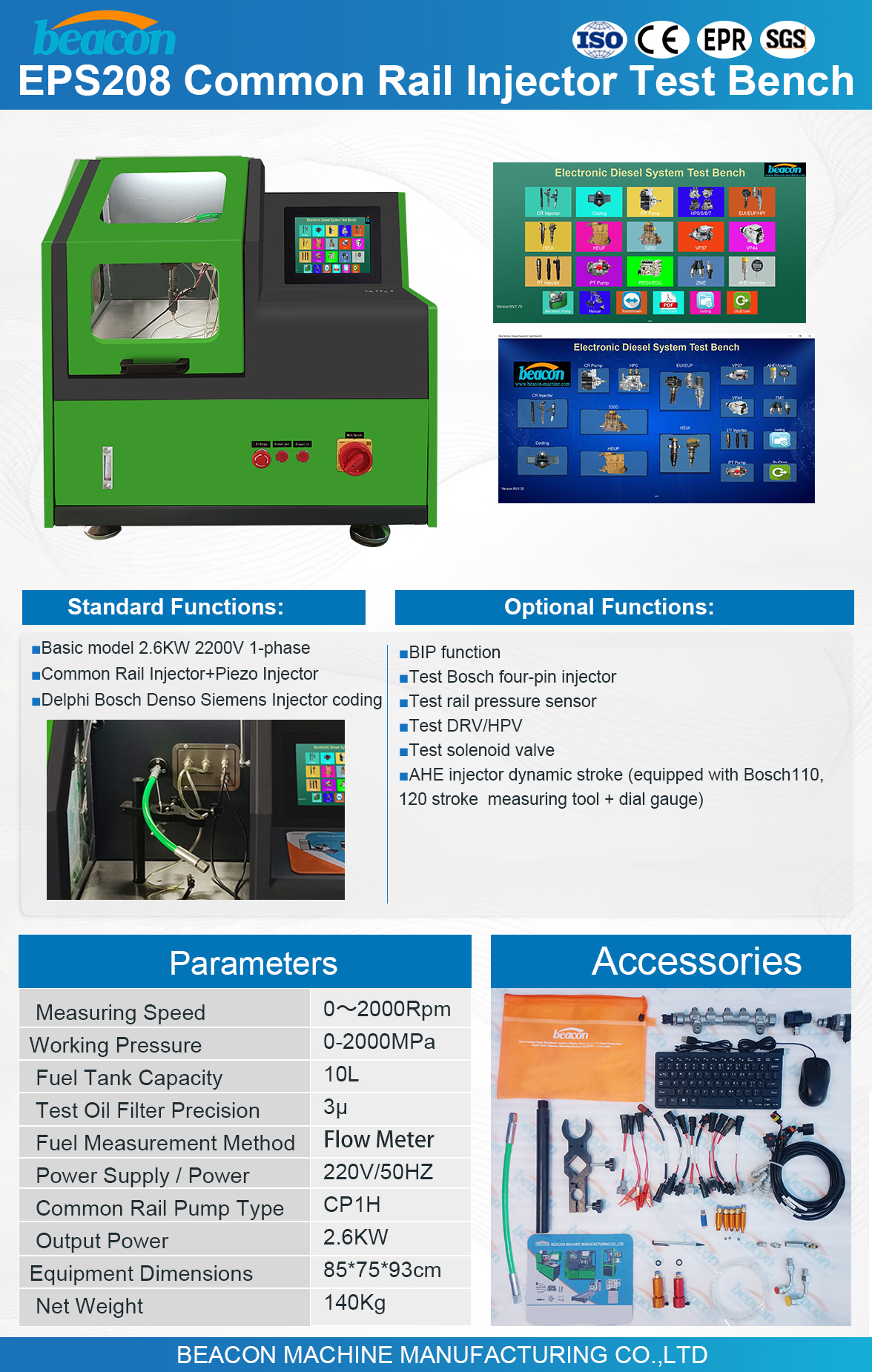 Common Rail Piezo Injector Coding Test Bench Common Rail Piezo Injector Coding Test Bench