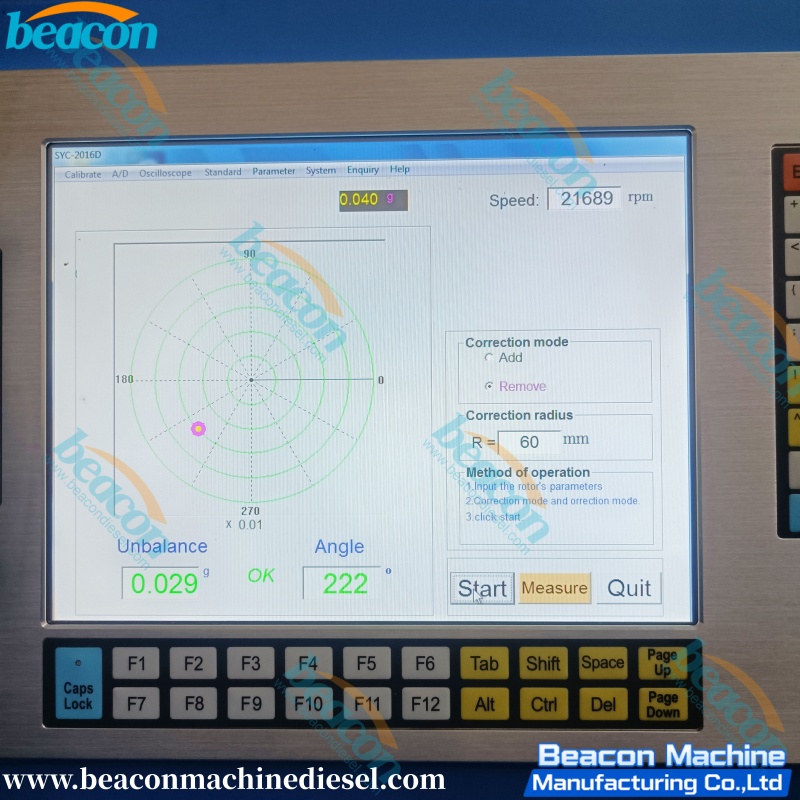 Turbocharger Balancing Machine 