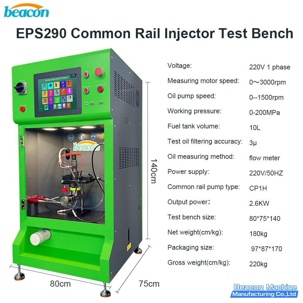 Banco de calibración de inyectores Common Rail 