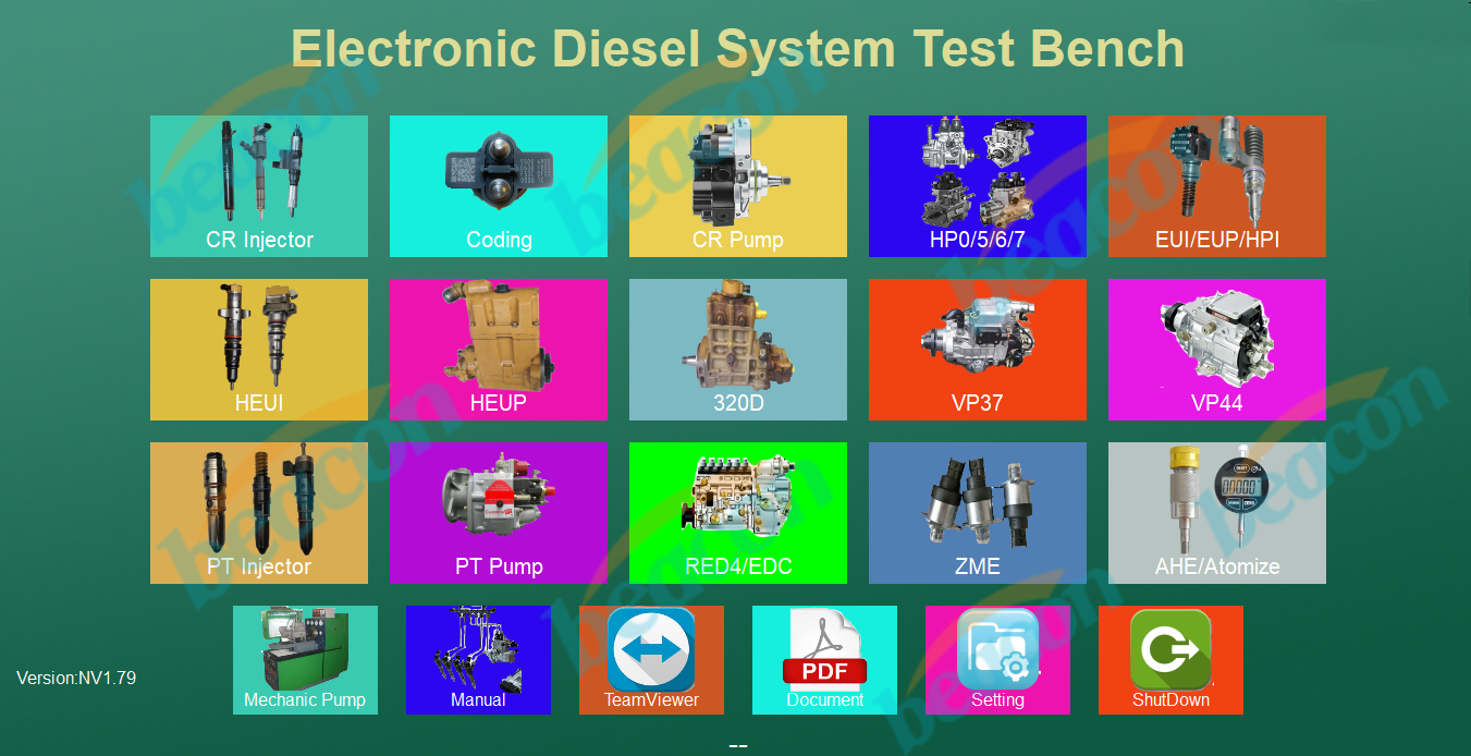 Common Rail CR Injector and CR Pump Testing Equipment Common Rail CR Injector and CR Pump Testing Equipment